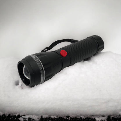 Ручний ліхтарик на батарейках (3хААА) з функцією зуму, кишеньковий міні ліхтар лід ліхтар переносний гарний