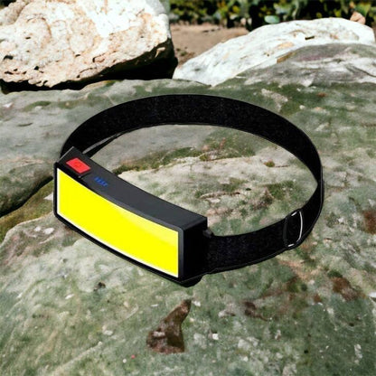 Налобный фонарик яркий рассеивающий для СТО Bailong BL-F007-COB, 3 режима, водостойкий, зарядка от USB