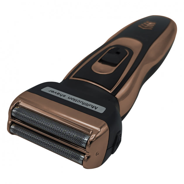 Электробритва сеточная и триммер для бороды GEMEI/Geemy GM-595 с аккумулятором. Цвет: золотой