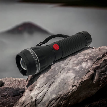 Ручний ліхтарик на батарейках (3хААА) з функцією зуму, кишеньковий міні ліхтар лід ліхтар переносний гарний