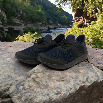 Кроссовки мужские сетка 41 размер. Летние кроссовки, модные универсальные кроссовки. Модель 46913. Цвет: синий