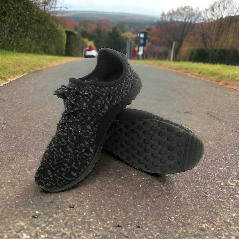 Мужские кроссовки сетка 40 размер. Эспадрильи мужские | Легкие летние черные кроссовки. Модель 74612. Цвет: черный