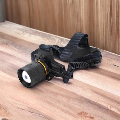 Яркий налобный фонарь Bailong BL-8076-2-GT100, Фонарь аккумуляторный для рыбалки, Фонарь на голову