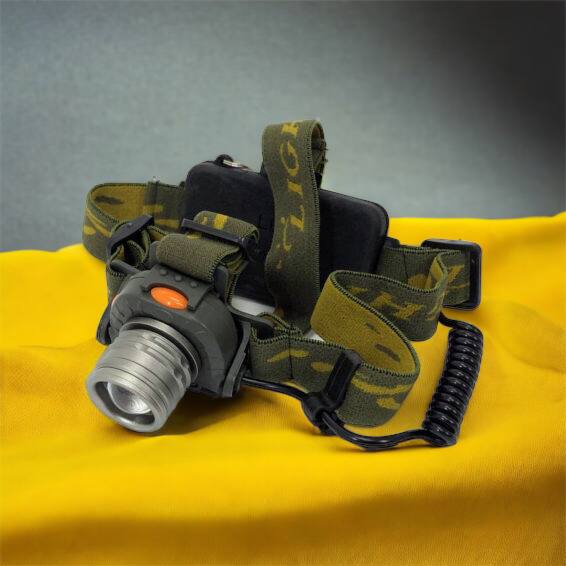 Налобный фонарь тактический Bailong BL-1505 \ 602B SENSOR с датчиком движения, Фонарик налобный led