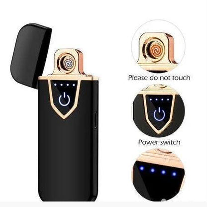 Зажигалка спиральная USB-711, электронная зажигалка спиральная подарочная, зажигалка с зарядкой от usb