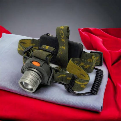 Налобный фонарь тактический Bailong BL-1505 \ 602B SENSOR с датчиком движения, Фонарик налобный led