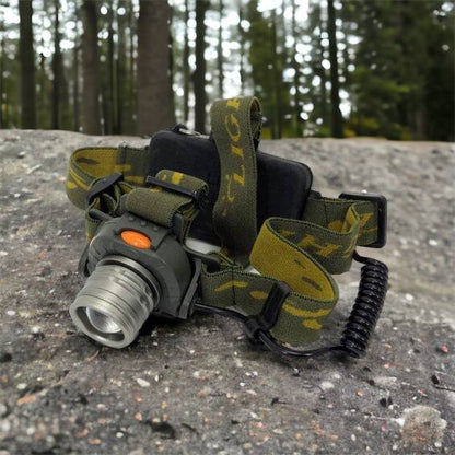 Налобный фонарь тактический Bailong BL-1505 \ 602B SENSOR с датчиком движения, Фонарик налобный led