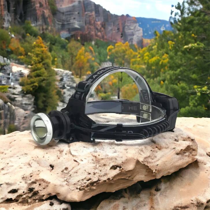 Фонарик на голову Bailong BL-8070-P50, LED налобный аккумуляторный фонарь, фонарь на голову для рыбалки