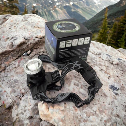 Фонарик на голову Bailong BL-8070-P50, LED налобный аккумуляторный фонарь, фонарь на голову для рыбалки