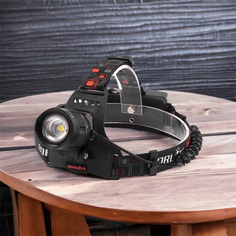 Налобный фонарь Bailong BL-T32-P50, мощный налобный светодиодный фонарик на голову, три режима