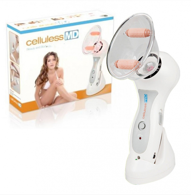 Массажер вакуумный антицеллюлитный Celluless MD NEW вакуумно-роликовый эффективный массажер Целлюлес