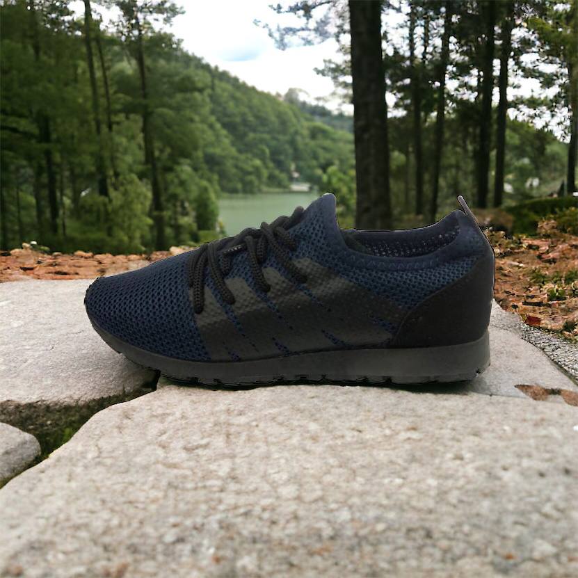 Кроссовки лето сетка мужские 40 размер | Текстильные кроссовки сеткой | Модель 41373. Цвет: синий