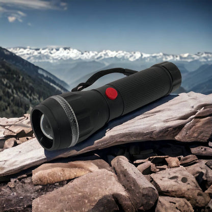 Ручний ліхтарик на батарейках (3хААА) з функцією зуму, кишеньковий міні ліхтар лід ліхтар переносний гарний