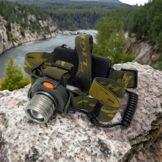 Налобный фонарь тактический Bailong BL-1505 \ 602B SENSOR с датчиком движения, Фонарик налобный led