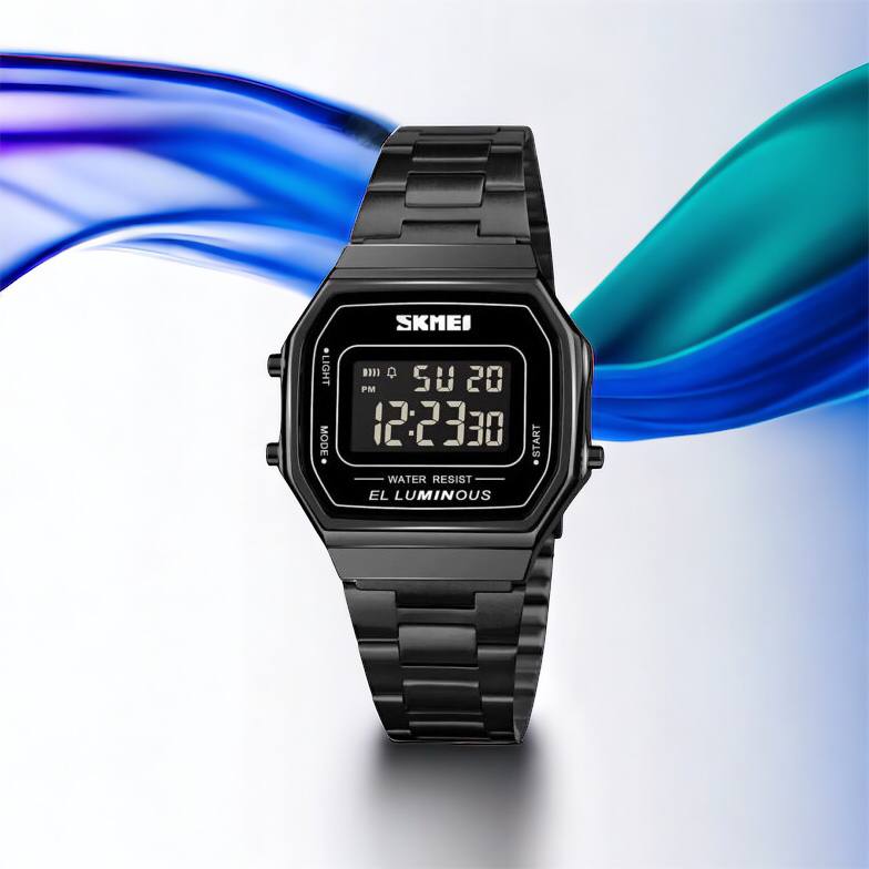 Часы наручные мужские SKMEI 1647BK, оригинальные мужские часы, противоударные часы для военнослужащих