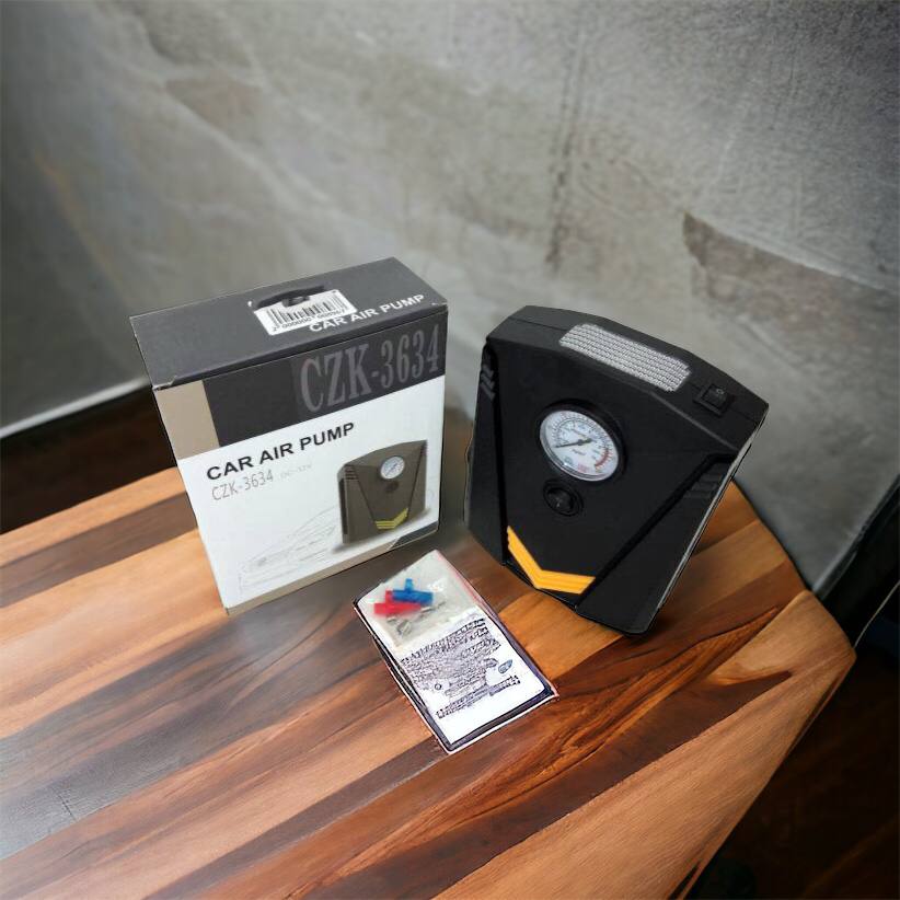 Автомобильный компрессор 12V насос с фонариком, мощный насос для колес автомобиля от прикуривателя