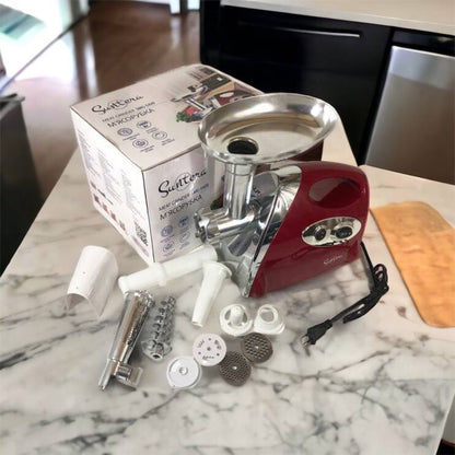 Электромясорубка Suntera SMG-5420R 1800 Вт, электромясорубка соковыжималка для томатов, мясорубка для дома