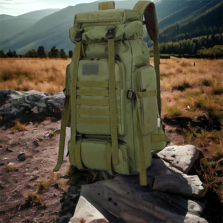 Тактический рюкзак на 70л больший армейский баул, походная сумка / Военный рюкзак, тактический рюкзак ВСУ