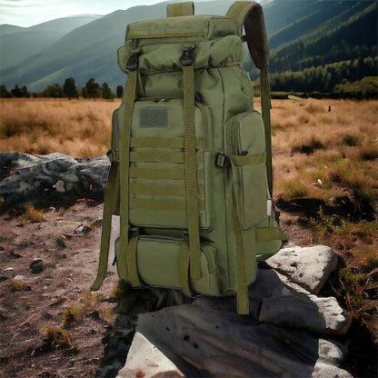 Тактический рюкзак на 70л больший армейский баул, походная сумка / Военный рюкзак, тактический рюкзак ВСУ