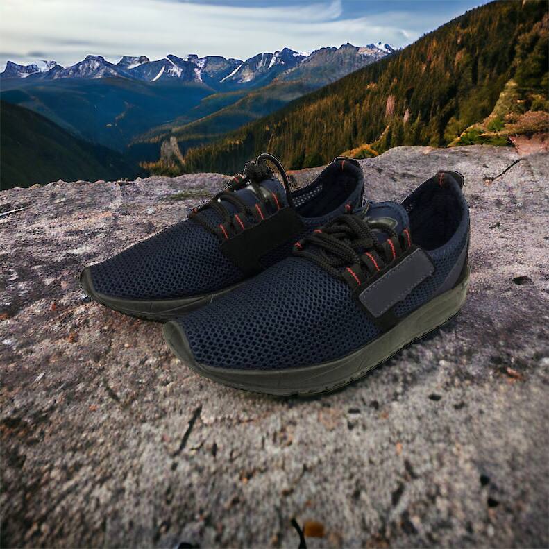 Кроссовки мужские весна 41 размер. Летние кроссовки, молодежные кроссовки. Модель 39146. Цвет: синий