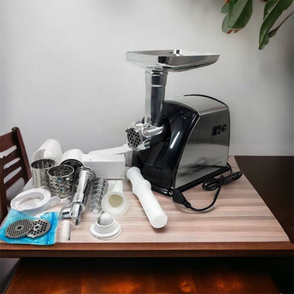 Мясорубка Suntera SMG-5454SS, Кухонная мясорубка, Мясорубка электрическая металл, Мясорубка-соковижималка