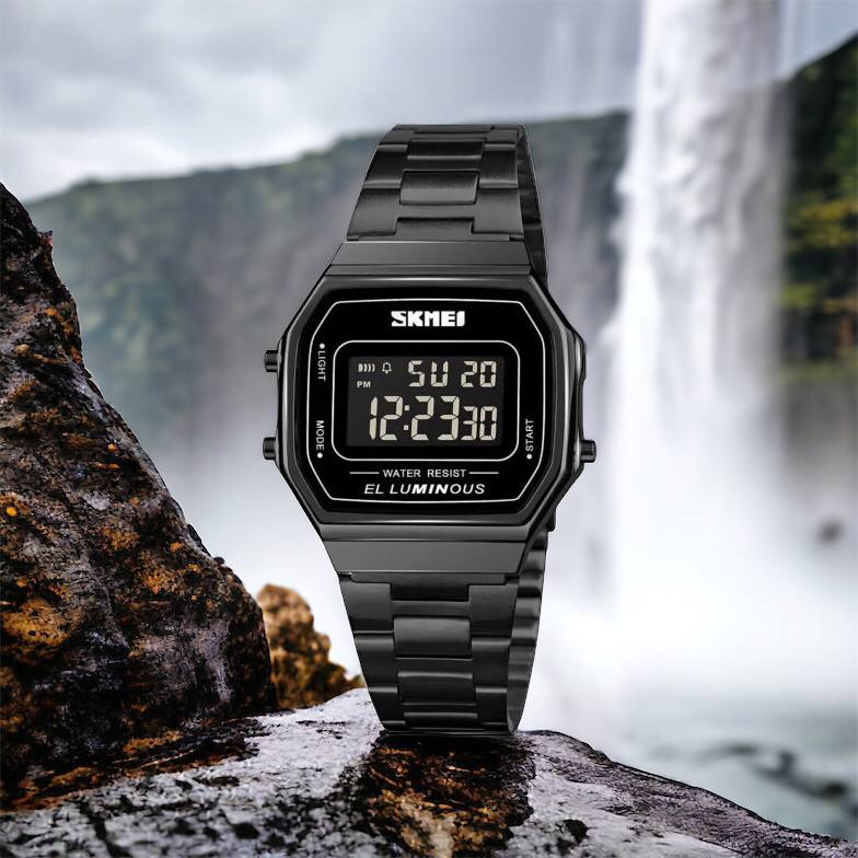 Часы наручные мужские SKMEI 1647BK, оригинальные мужские часы, противоударные часы для военнослужащих