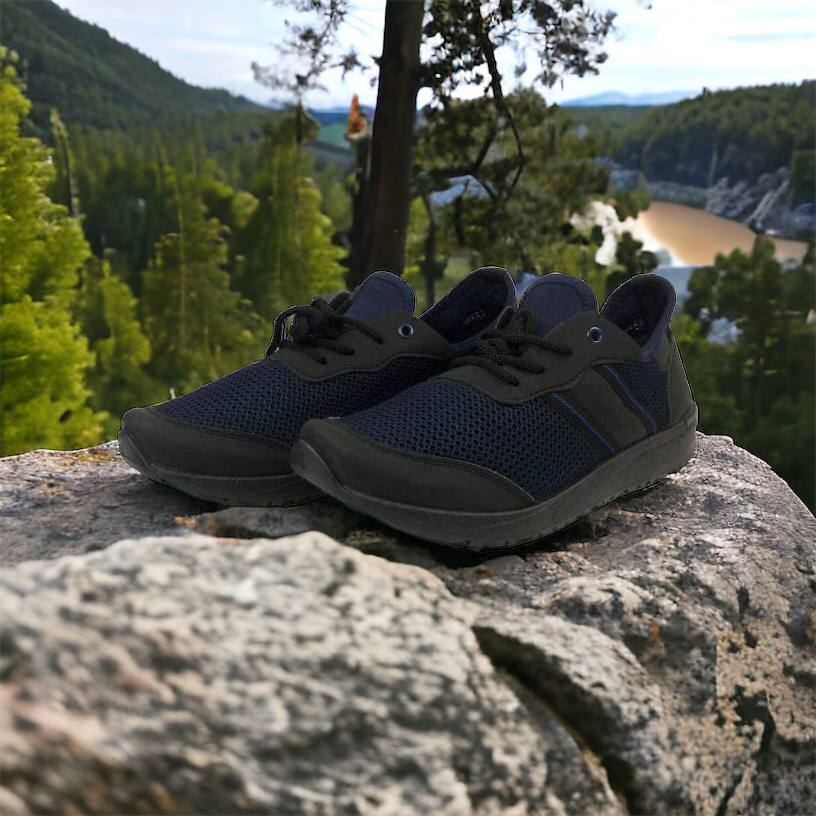 Кроссовки мужские сетка 41 размер. Летние кроссовки, модные универсальные кроссовки. Модель 46913. Цвет: синий