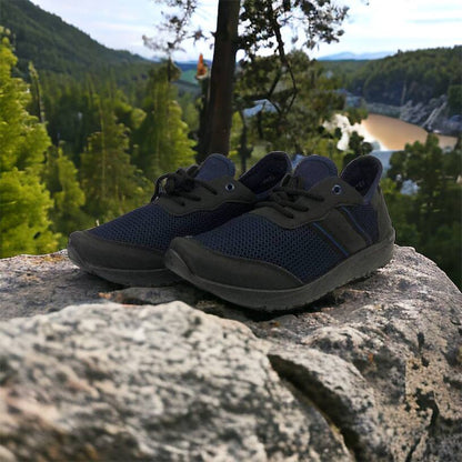 Кроссовки мужские сетка 41 размер. Летние кроссовки, модные универсальные кроссовки. Модель 46913. Цвет: синий