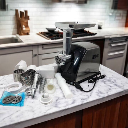 Мясорубка Suntera SMG-5454SS, Кухонная мясорубка, Мясорубка электрическая металл, Мясорубка-соковижималка