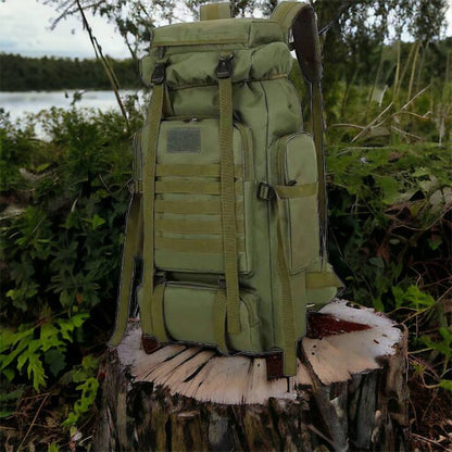 Тактический рюкзак на 70л больший армейский баул, походная сумка / Военный рюкзак, тактический рюкзак ВСУ