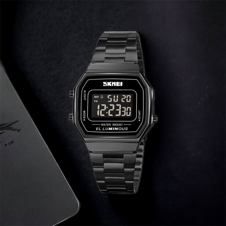 Часы наручные мужские SKMEI 1647BK, оригинальные мужские часы, противоударные часы для военнослужащих