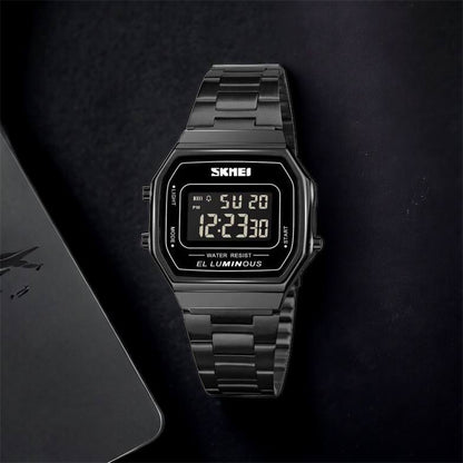 Часы наручные мужские SKMEI 1647BK, оригинальные мужские часы, противоударные часы для военнослужащих