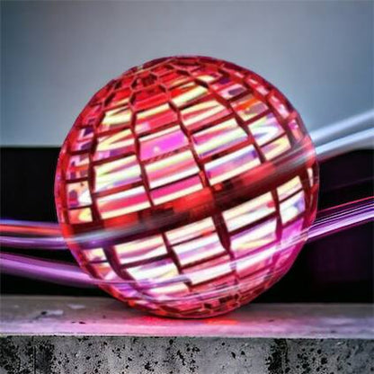 Летающий шар спиннер светящийся FlyNova Pro Gyrosphere игрушка мяч бумеранг, игрушка летающий шар