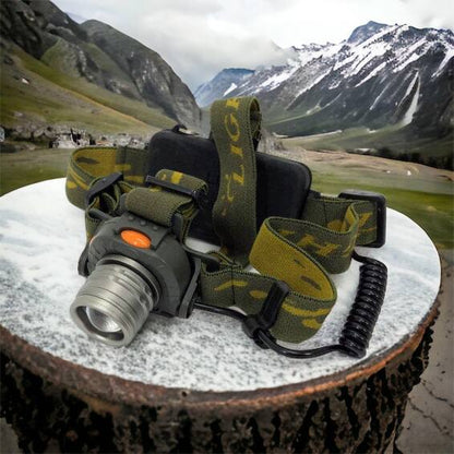 Налобный фонарь тактический Bailong BL-1505 \ 602B SENSOR с датчиком движения, Фонарик налобный led