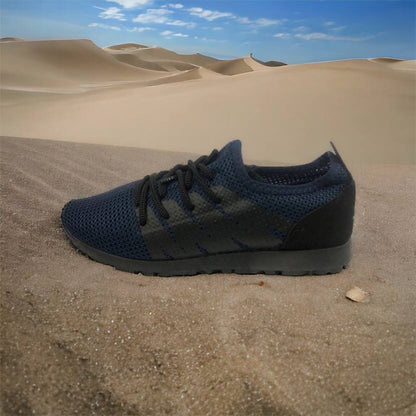 Кроссовки лето сетка мужские 40 размер | Текстильные кроссовки сеткой | Модель 41373. Цвет: синий