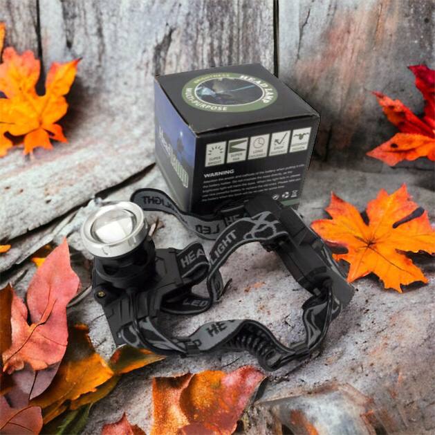 Фонарик на голову Bailong BL-8070-P50, LED налобный аккумуляторный фонарь, фонарь на голову для рыбалки