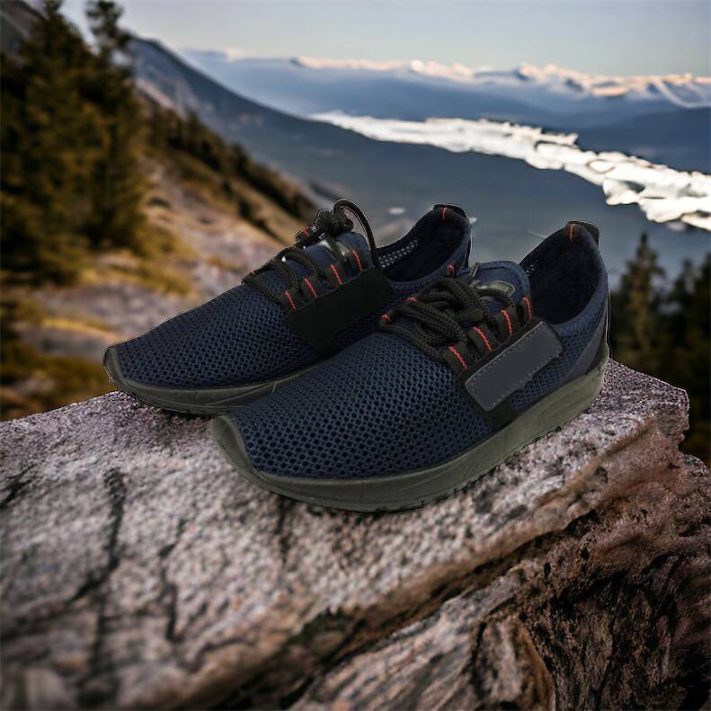 Кроссовки мужские весна 41 размер. Летние кроссовки, молодежные кроссовки. Модель 39146. Цвет: синий