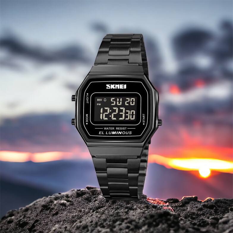 Часы наручные мужские SKMEI 1647BK, оригинальные мужские часы, противоударные часы для военнослужащих