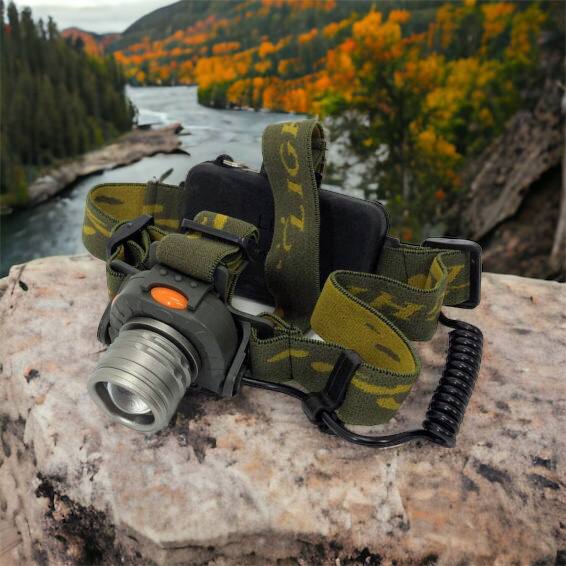 Налобный фонарь тактический Bailong BL-1505 \ 602B SENSOR с датчиком движения, Фонарик налобный led