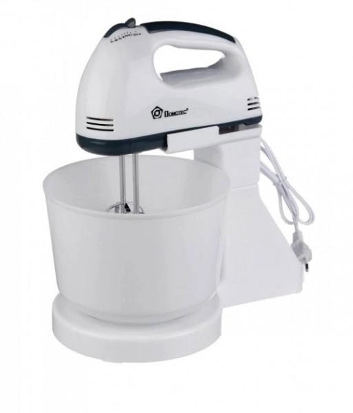 Міксер побутовий 7 швидкостей із чашею 2 л Domotec MS-1366, міксер кухонний стаціонарний, кухонний тістоміс