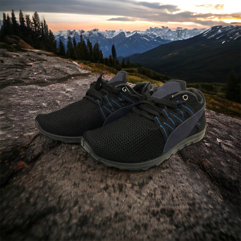 Спортивные кроссовки мужские летние из сетки 40 размер. Летние кроссовки сетка. Модель 24112. Цвет: черный