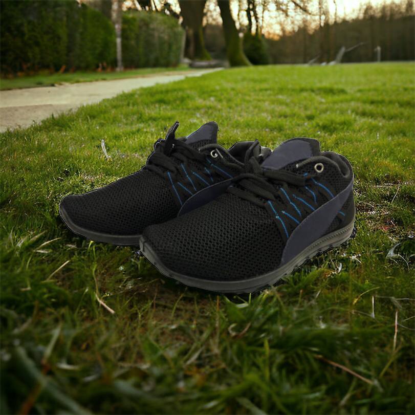 Спортивные кроссовки мужские летние из сетки 40 размер. Летние кроссовки сетка. Модель 24112. Цвет: черный