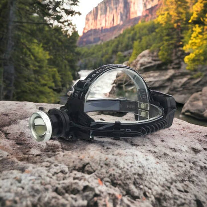 Фонарик на голову Bailong BL-8070-P50, LED налобный аккумуляторный фонарь, фонарь на голову для рыбалки