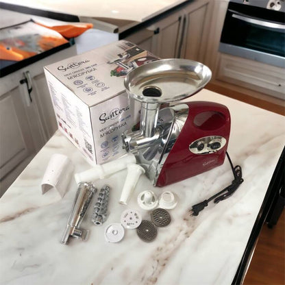 Электромясорубка Suntera SMG-5420R 1800 Вт, электромясорубка соковыжималка для томатов, мясорубка для дома