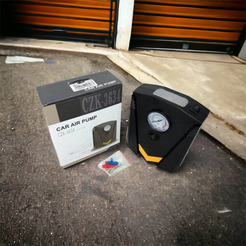 Автомобильный компрессор 12V насос с фонариком, мощный насос для колес автомобиля от прикуривателя