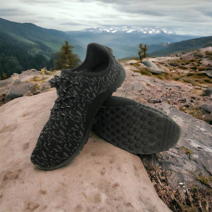 Мужские кроссовки сетка 40 размер. Эспадрильи мужские | Легкие летние черные кроссовки. Модель 74612. Цвет: черный