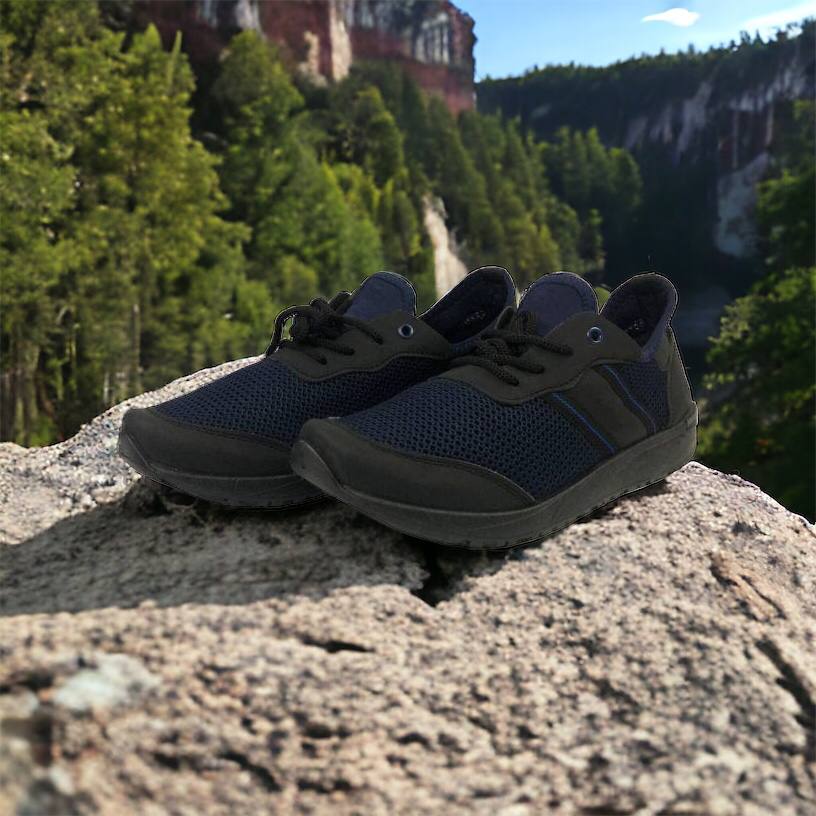 Кроссовки мужские сетка 41 размер. Летние кроссовки, модные универсальные кроссовки. Модель 46913. Цвет: синий