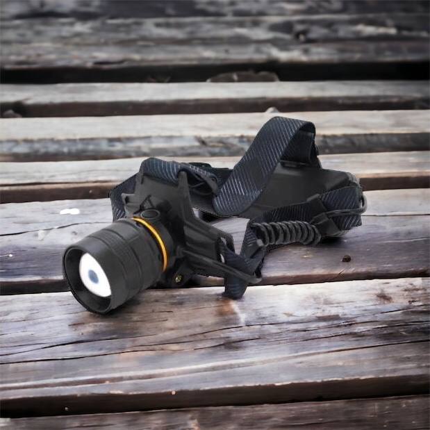 Яркий налобный фонарь Bailong BL-8076-2-GT100, Фонарь аккумуляторный для рыбалки, Фонарь на голову