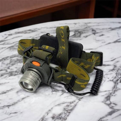 Налобный фонарь тактический Bailong BL-1505 \ 602B SENSOR с датчиком движения, Фонарик налобный led