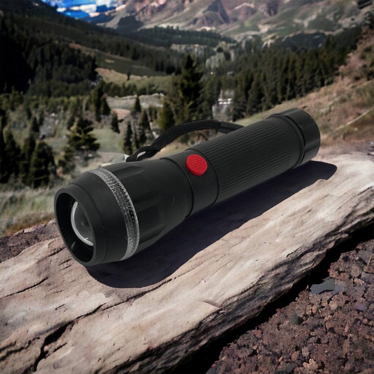 Ручний ліхтарик на батарейках (3хААА) з функцією зуму, кишеньковий міні ліхтар лід ліхтар переносний гарний